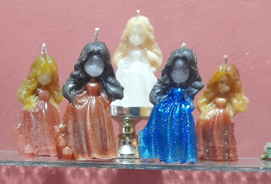 Velas aromáticas artesanales niña